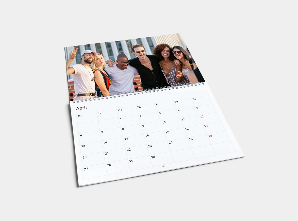 Amerikanischer Foto- Klappkalender A3