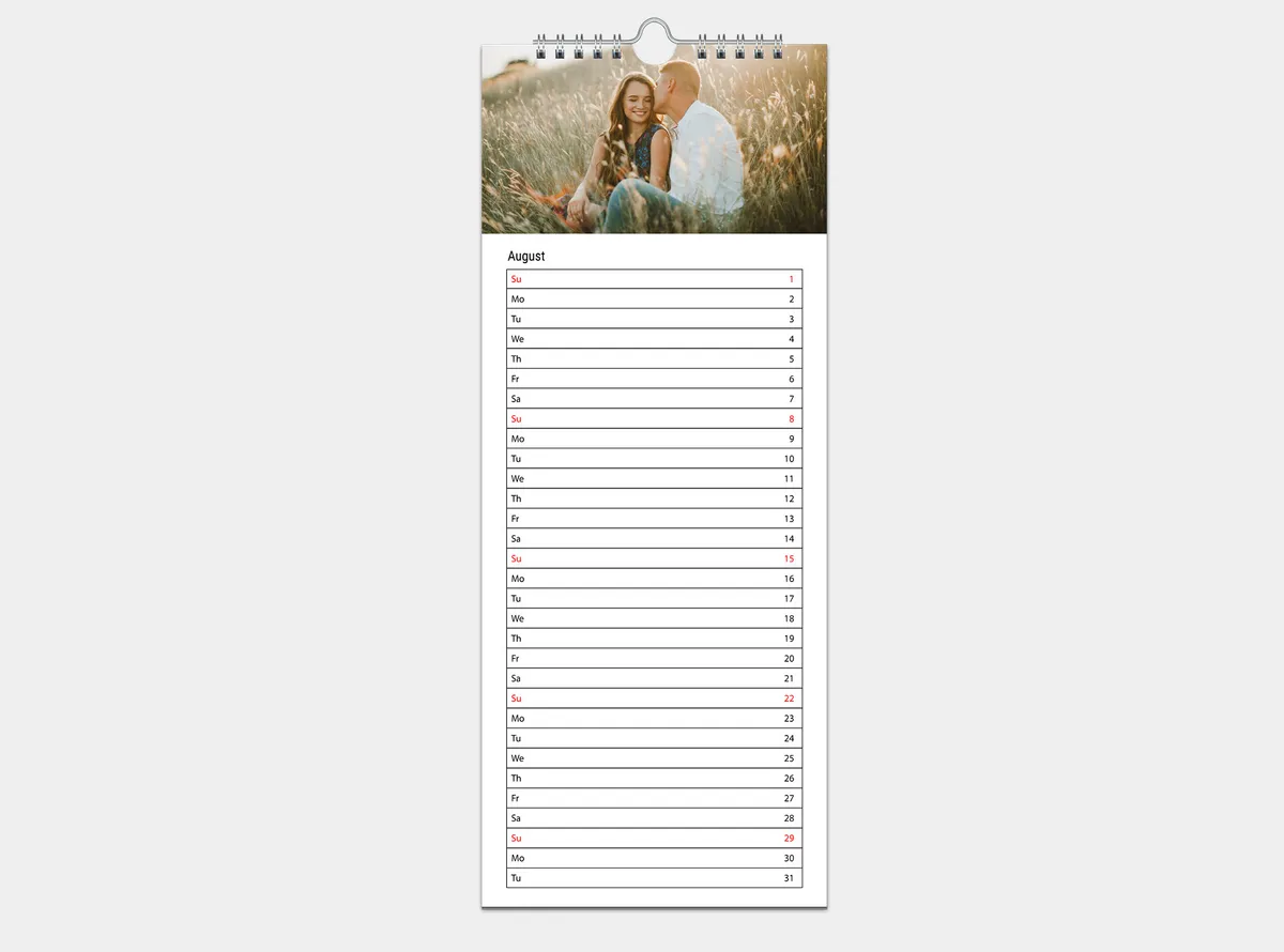 Kitchen calendar small
