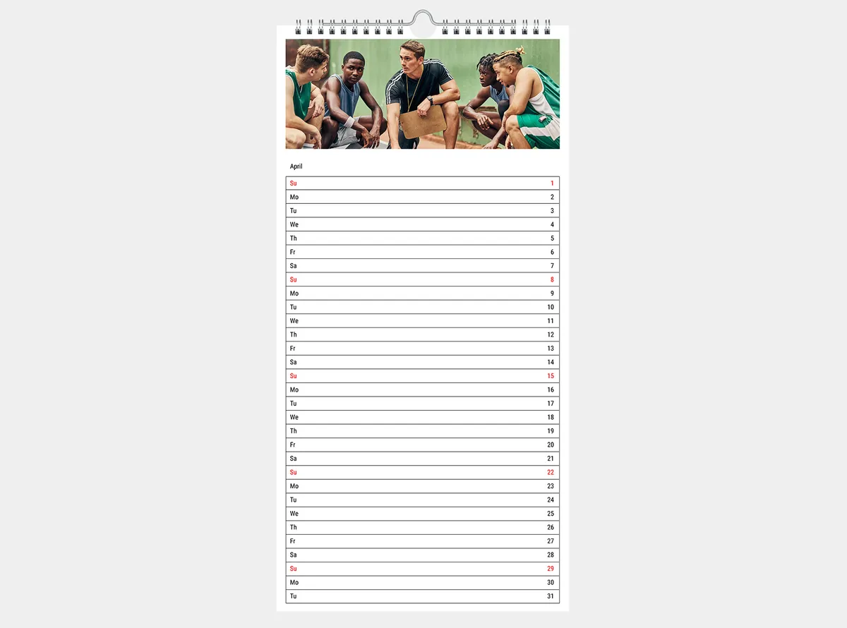 Foto Küchenkalender für die Familie