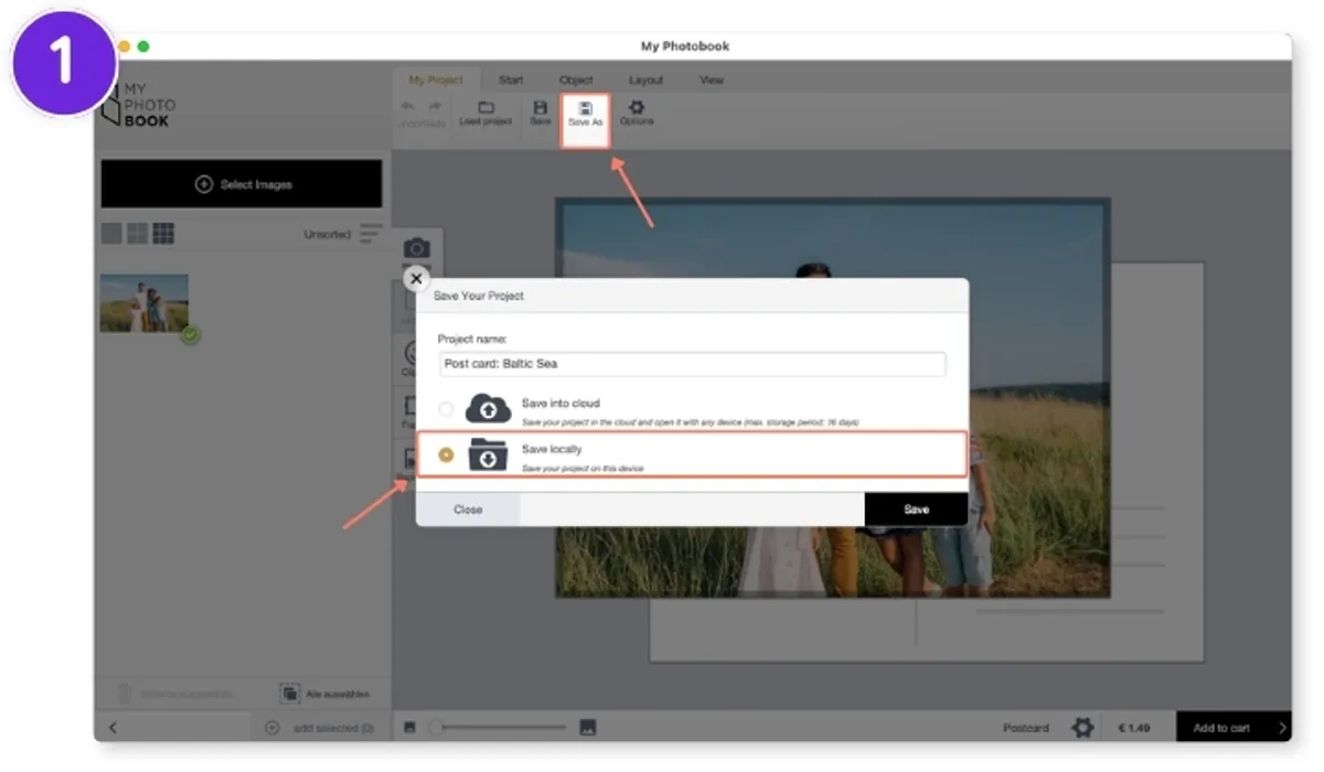 Il progetto viene scaricato dal cloud