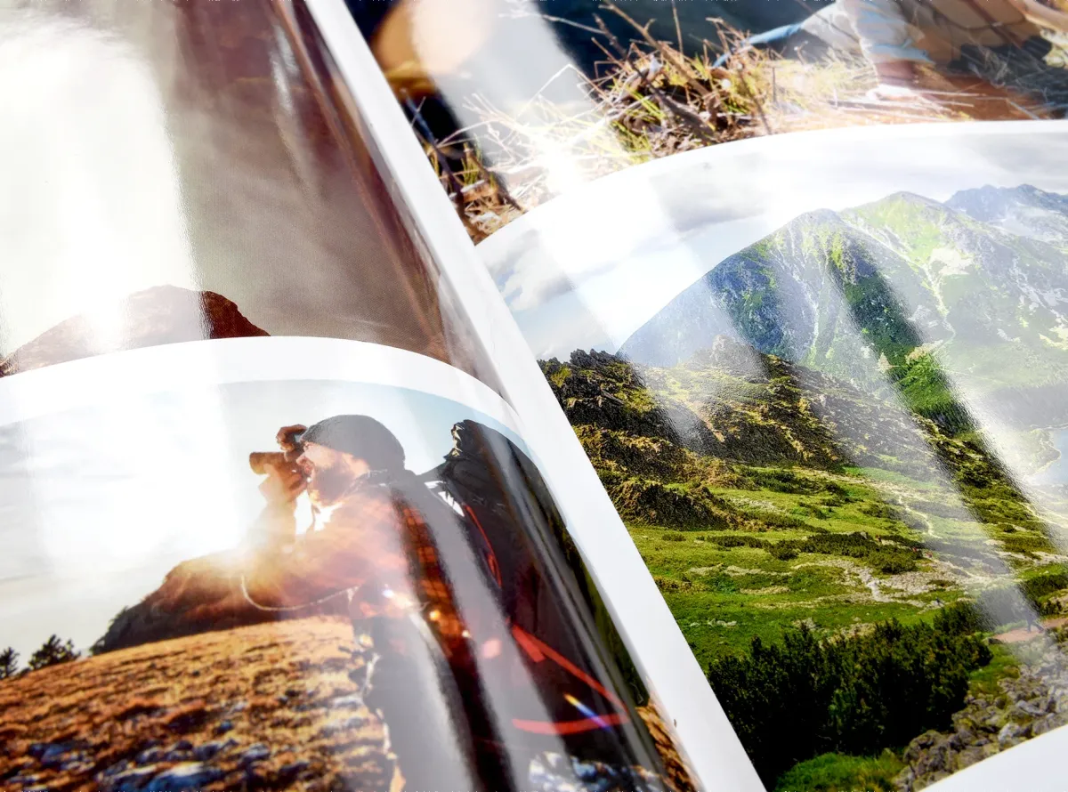 Fotobuch Papiersorten - Hochglanz